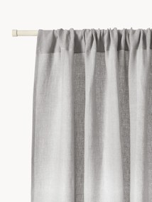 Cortinas semitransparentes com bolso para varão Harmony, conjunto de 2, L 140 cm