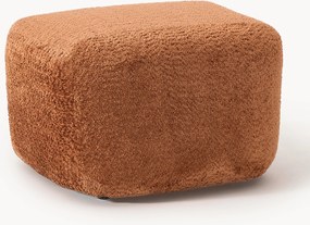 Pufe em teddy-bouclé Wolke