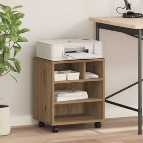 vidaXL Suporte para Impressora carvalho artisiano 41 x 32 x 48 cm