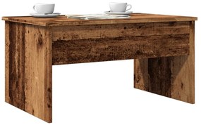Mesa de centro 80x50,5x41,5 cm derivados madeira madeira velha