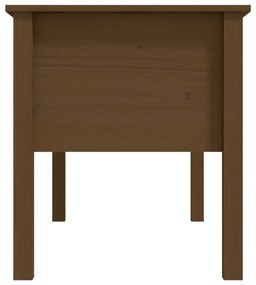 Mesa de centro 102x49x55 cm pinho maciço castanho mel