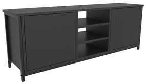 Móvel TV Otis – Preto Antracite – 140 cm x 35,3 cm x 50,8 cm