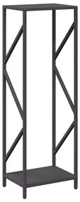 Suporte para lenha 34x25x100 cm aço laminado a frio preto
