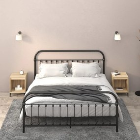 vidaXL Mesas de cabeceira 2 pcs 40x35x50 cm carvalho sonoma