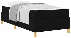 Cama Box Outros Preto e Branco 90 x 190 cm tecido