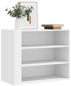Armário de parede 75x35x60 cm derivados de madeira branco