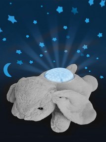 Luz de presença com projeção de estrelas, CLOUD B Dreams Buddies bege claro liso com motivo