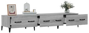 Móvel de TV 150x34,5x30 cm derivados de madeira cinzento sonoma