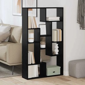 vidaXL Gabinete de Livros Carvalho Preto 72 x 20 x 102,5 cm