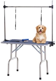 Mesa da preparação do cão Exposição do animal de estimação Escovado 107x60x170cm