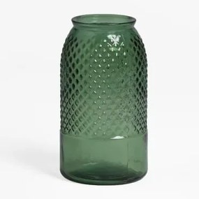 Jarro de Vidro Reciclado 27,5 cm Dinte Verde Couve - Sklum