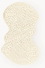 Tapete em lã artesanal com forma orgânica Aliza