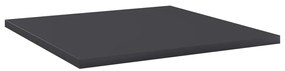 Prateleiras para estante 8 pcs derivados de madeira cinza
