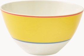Taças em porcelana fina Calypso Yellow, conjunto de 4