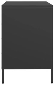 Aparador 68x39x58,5 cm aço laminado a frio preto