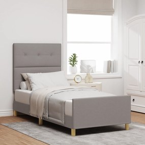 Cama vidaXL Taupe 100x200 cm em Tecido