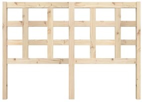 Cabeceira de cama 140,5x4x100 cm pinho maciço