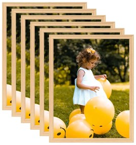 vidaXL Molduras para mesa 5 pcs 20x25 cm carvalho-claro
