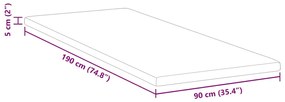 Protetores de Colchão Branco 90 x 190 cm Poliéster sem cola