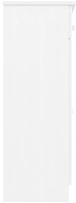 Sapateira ALTA 77x35x96 cm madeira de pinho maciça branco