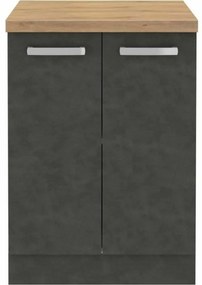 Mobiliário Auxiliar 60 x 51,6 x 85 cm Cinzento