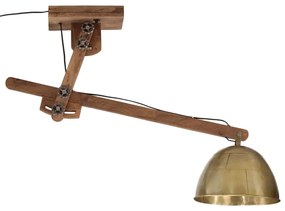 Candeeiro de teto 25 W 105x30x65-108 cm E27 bronze antigo
