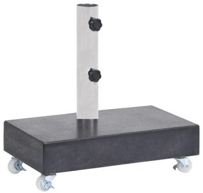 Base para guarda-sol 45x25x8 cm granito preto