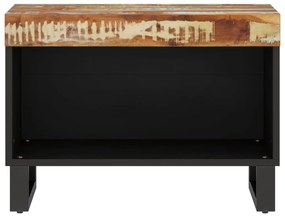 Móvel de TV 60x33x43,5 cm madeira recuperada maciça