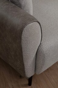 Sofá-Cama de Canto Aren – Cinzento – 150 x 260 cm