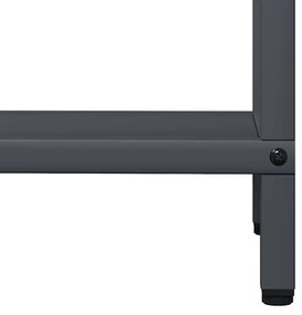Suporte para lenha 40x25x120 cm aço laminado a frio antracite