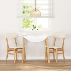 Cadeiras de jantar com almofadões 2 pcs madeira maciça