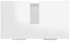 Armário casa de banho derivados de madeira branco brilhante