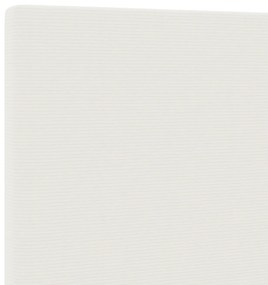 Cabeceira vidaXL Simples Creme 140cm Tecido Corduroy