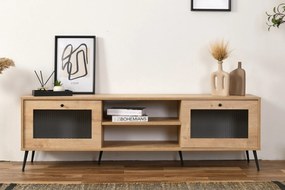 Móvel TV Stand Wire 180 – Carvalho – 180x55x41 cm