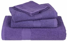 Toalhas de bidé 10 pcs 30x50 cm 360 gsm 100% algodão roxo