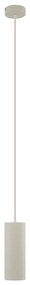 Candeeiro Pendente Moderno Bege GU10 50mm Redondo - Tubo