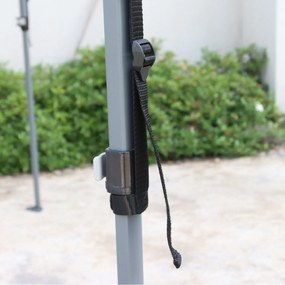 Outsunny Tenda Dobrável 2,5x2,5x2,68cm Tenda de Jardim com Proteção UV 50+ Altura Ajustável com 4 Bolsas de Areia e Bolsa de Transporte para Acampamento Festas Pátio Branco