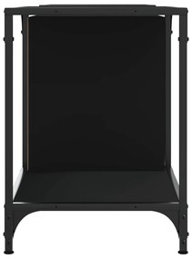Móvel para TV 153x37x50 cm derivados de madeira preto