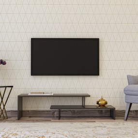 Móvel TV Ovit – Preto Antracite – 120 cm x 45 cm x 30 cm