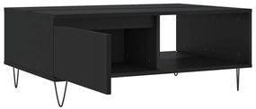 Mesa de centro 90x60x35 cm derivados de madeira preto