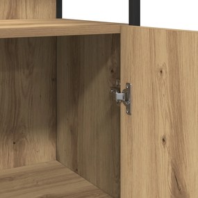 Conjunto de Móveis para Casa de Banho de 4 Peças em Carvalho Artesanal