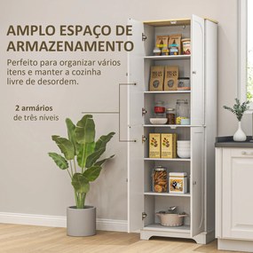 Armário Moderno – Modelo Trani – 60x30x183 – Armazenamento Vertical –