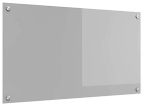 Luz de Revestimento de Cozinha Cinzento-Claro 90x50x0.6 cm Vidro Tempe