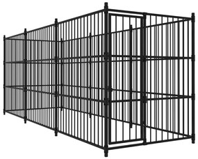 vidaXL Canil de exterior 450x150x185 cm