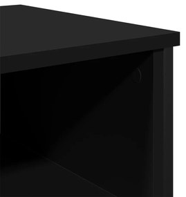 Mesa consola 100x35x74,5 cm derivados de madeira preto