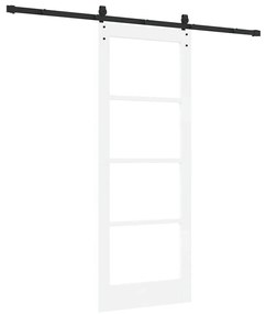 Porta Deslizante vidaXL com Conjunto de Ferragens 'ORKDAL'Branca 78x20