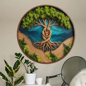 Autocolante Powerfulness da Árvore da Vida - Força e estabilidade