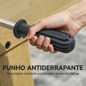 Matraquilho para Crianças com 2 Marcadores 8 Pegas 22 Jogadores e Varas Telescópicas 114x78x88 cm Madeira
