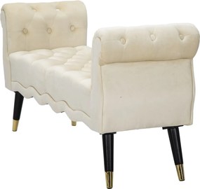 BANCO PARIS 120X40X60 CM CREME