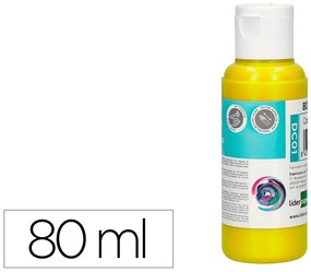 Pintura Acrilica Frasco de 80 Ml Amarelo